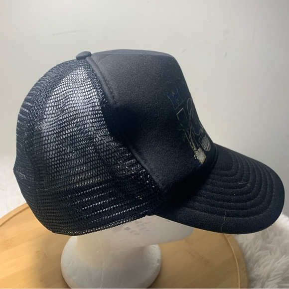 Nissun Hawaii 1999 Cap Hat Trucker Snapback Mesh Rope Vintage Black - Picture 2 of 7